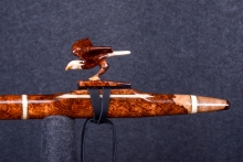 Brazilian Rosewood Burl Native American Flute, Minor, High C-5, #S1D (4)